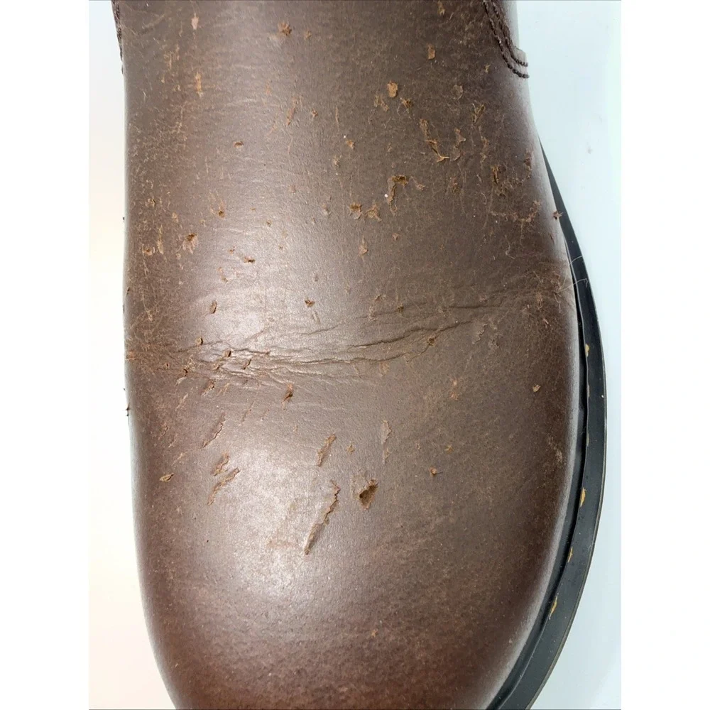 Dr Martens Slip 2976 Alyson Dark Brown Snowplow Classic Doc READ‎ Youth Size 3
